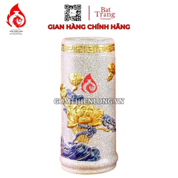 Ống Đựng Nhang Gốm Bát Tràng Cao Cấp