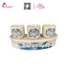 Bộ Kỷ Cong 3 Chén