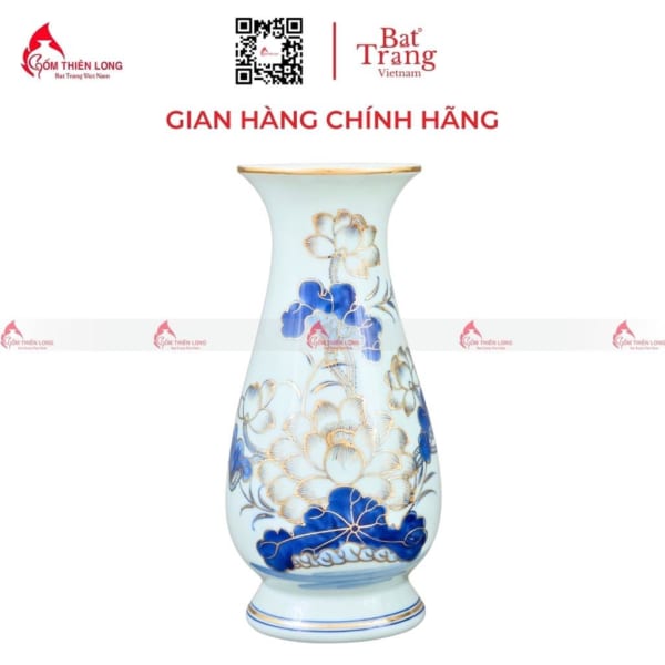 Bình Hoa Bàn Thờ Bát Tràng Cao Cấp