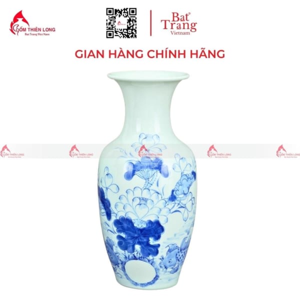 Bình Hoa Bàn Thờ Bát Tràng Cao Cấp