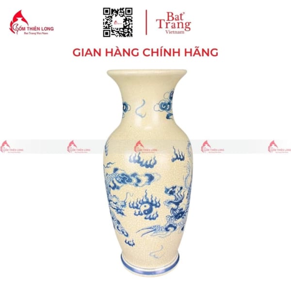 Bình Hoa Bàn Thờ Bát Tràng Cao Cấp