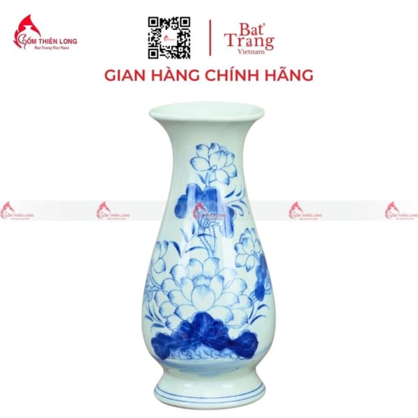 Bình Hoa Bàn Thờ Bát Tràng Cao Cấp